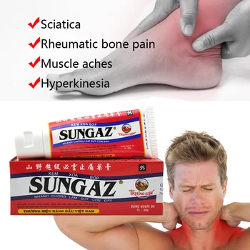 

Vietnam Sungaz Rapid Pain Relief Pain Balm Analgesic ointment Rheumatoid Arthritis Bone Spurs Relieve Frozen Shoulder
