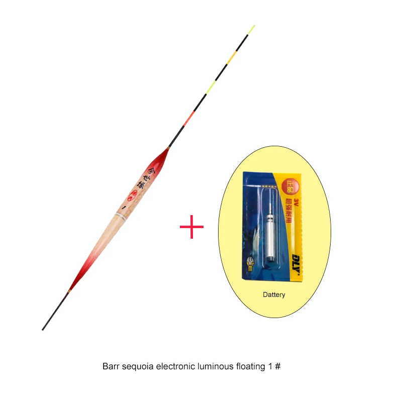 3 размера светодиодный плавающий рыболовный плавающий Электрический Ночной светильник+ батарея глубоководный плавающий рыболовный инвентарь рыболовные поплавок инструменты - Цвет: Size 1