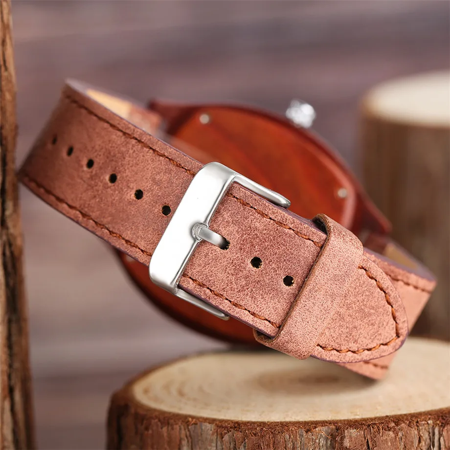 YISUYA Bamboo Wooden Watches Mens Creative Wood Wristwatch Analog Quartz Leather Vintage Roman Numerals Fashion Unique Clock Gifts Sport Casual Watch (23)