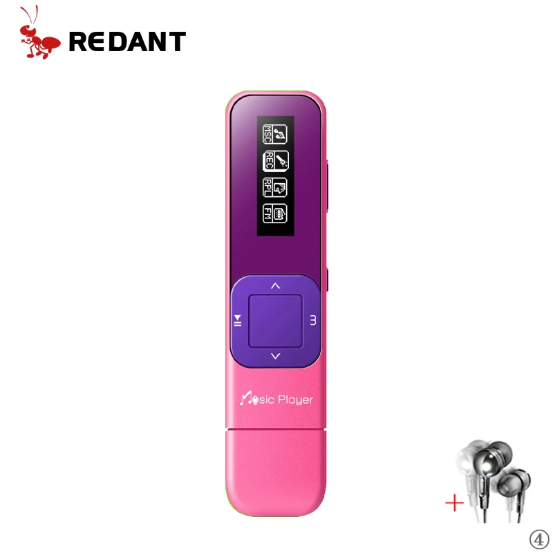 

Mini radio fm usb mp3 Player with headphones 8GB lossless hifi music player mp-3 with radio reproductor walkman flash fm module