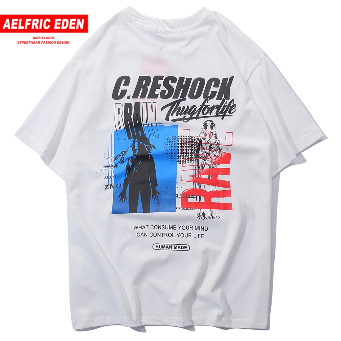 

Aelfric Eden Japanese Harajuku T-shirts Funny Pattern Print Streetwear Mens T Shirts 2019 Hip Hop Casual Short Sleeve Tee Shirts