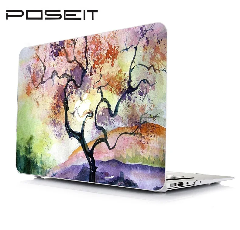 

Hardshell Hard Case With Keyboard Skin Cover For Newest MacBook Pro Retina 13 Inch (A1706 with Touch Bar, Release Oct 2016)-Tree