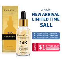 Pretty Cowry 24K Gold Tense Увлажняющая эссенция против морщин Золотая никотинамидная жидкая эссенци
