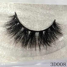 UPS 100 пара/лот натуральные накладные ресницы длинный макияж 3d норковые ресницы, наращивание ресниц норковые ресницы