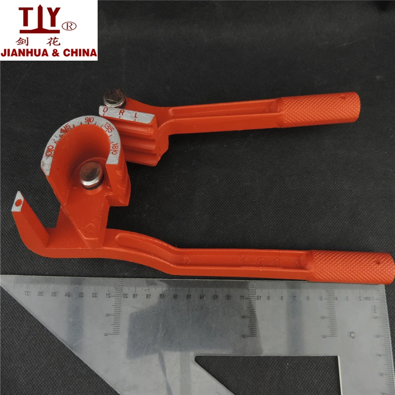 Cintreuse de tuyaux manuelle 3-en-1 6mm 8mm 10mm Outils de plomberie Outil /à main en alliage daluminium Tuyau de cuivre Cintreuse-Rouge-1 taille