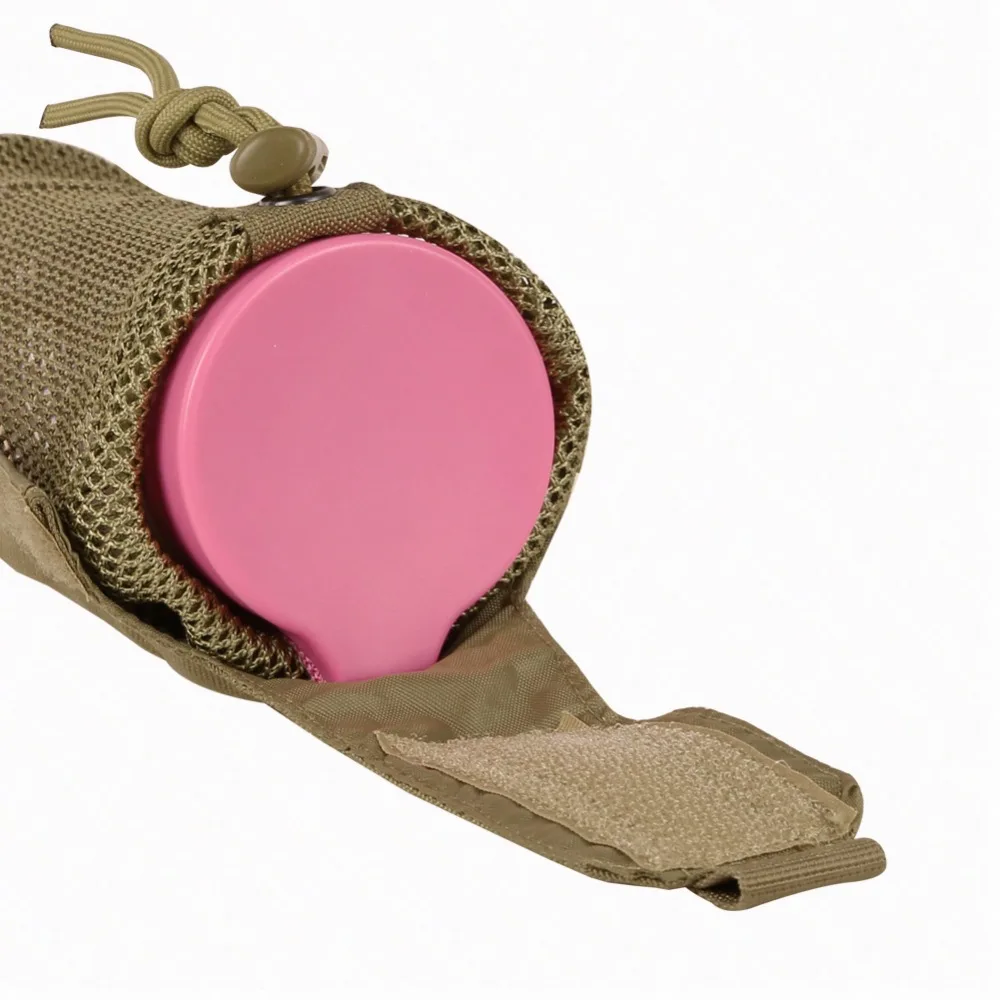 Bolsa de Garrafa de Água Tático Molle Cantina Militar Tampa Coldre Escondido Chaleira Dobrável Bolsa 6 Bolsas de água