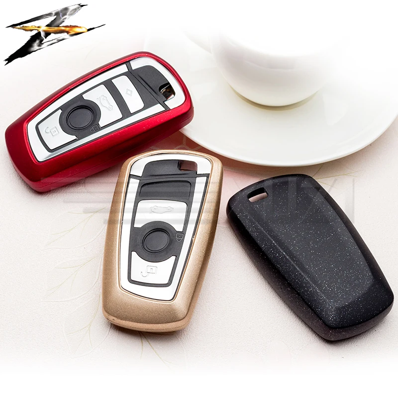 

TPU Car Key Case Cover For BMW F20 F30 X1 X3 X5 X6 X7 E90 E30 E30 E34 E36 F07 F10 F11 F25 Key Pendant Part Holder Car Styling