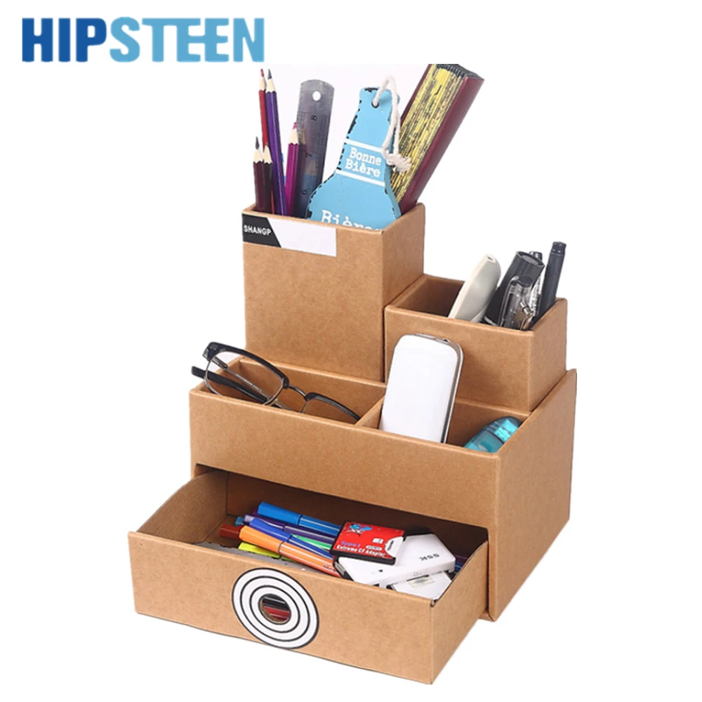 Buy HIPSTEEN Paper Stationery Storage Box Office Study