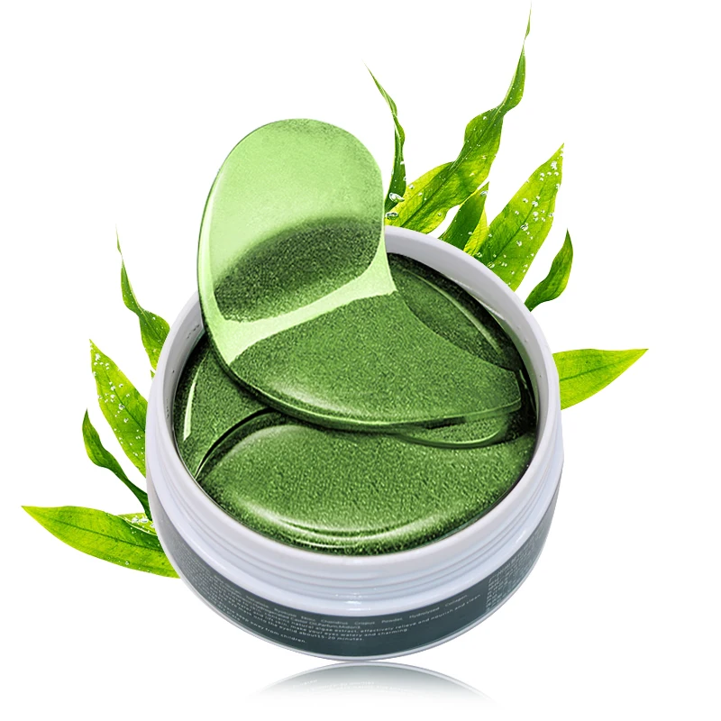 

Green Eye Mask 60pcs Anti Aging Anti Wrinkle Remove Dark Circles Moisturizing Crystal Collagen Eye Patches for Eye Skin care
