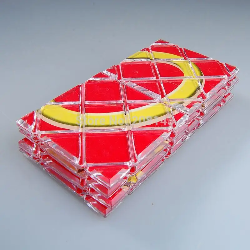LingAo LA 8 in 1 Sheet Magic Board Magic IQ Test Cube Shimmering Red