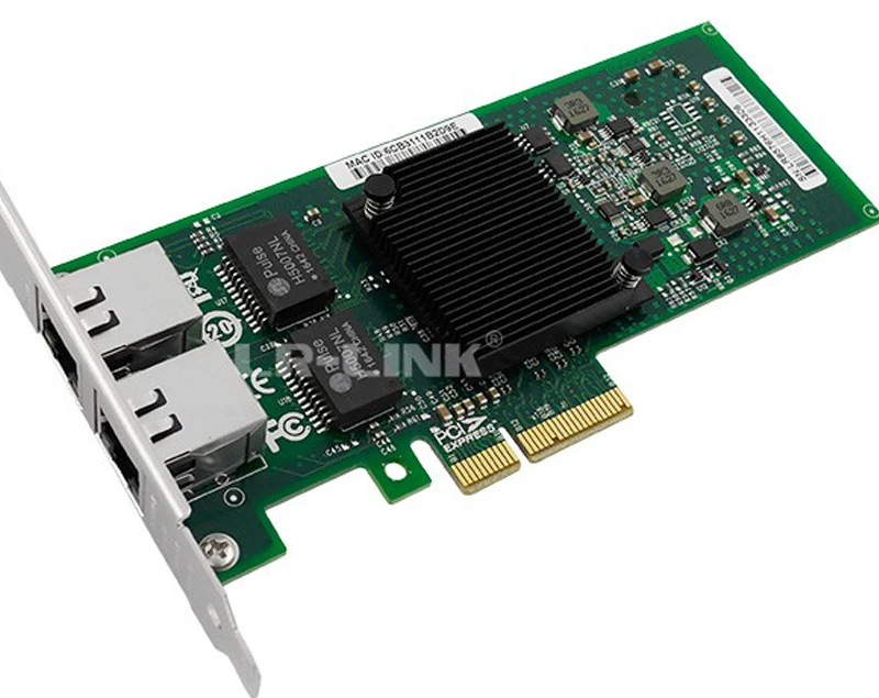 LR-LINK 9702ET двойной порт PCI-Express сетевая карта 1 ГБ Gigabit Ethernet сетевой адаптер для сервера Intel 82576 E1G42ET Совместимость NIC