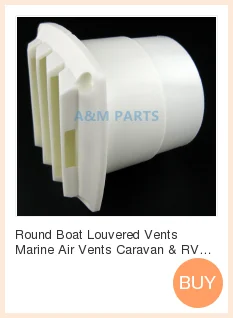 Redondo do Barco da Borboleta de Aço Inoxidável do Respiradouro de ar Vent Louvered Marinho 125mm 9 Cheap Equip. marít.
