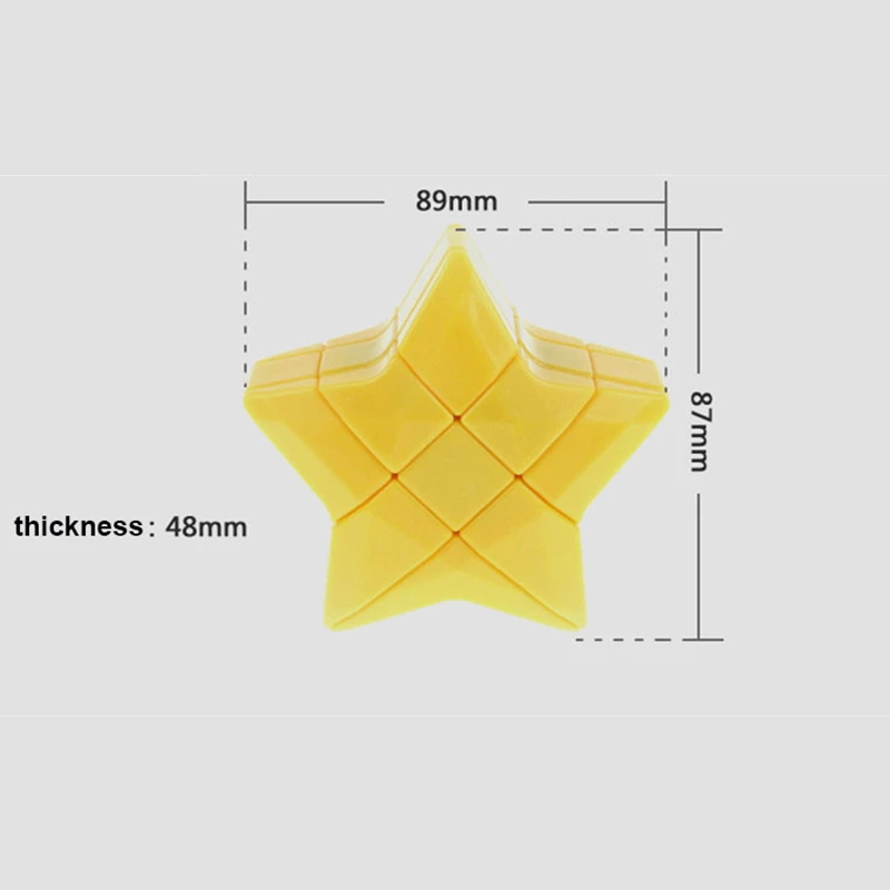 3x3x3 странная форма магические кубики Головоломки игры пентаграмма Обучающие Игрушки для раннего развития для детей и взрослых