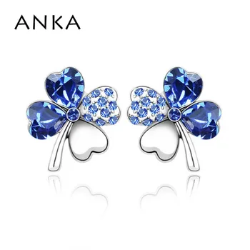 

ANKA Special Offer Sterling Jewelry Earings Crystal Earrings Austria Clover Wholesale Crystals from Austria #85767