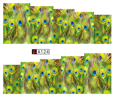 Смешанные 48 дизайнов, наклейки для ногтей, сексуальные, милые, красочные, полные наклейки, сделай сам, переводная вода, полировка фольгой, маникюр, A097-144