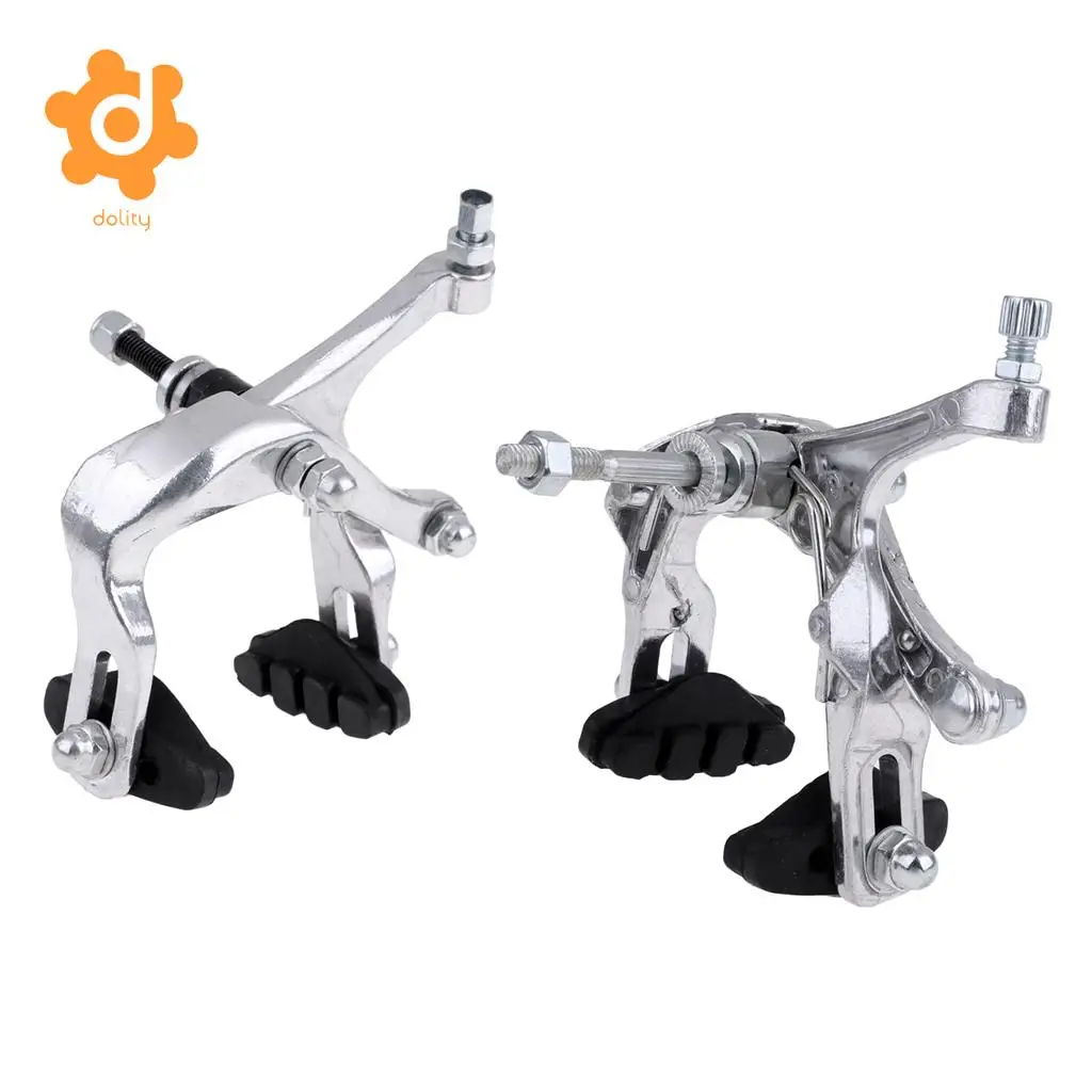 

Aluminum Alloy Front Rear Side Pull Caliper Brake 47-57mm Reach Long Arms Quick-Release for BMX MTB Road Bike Bicycle Parts