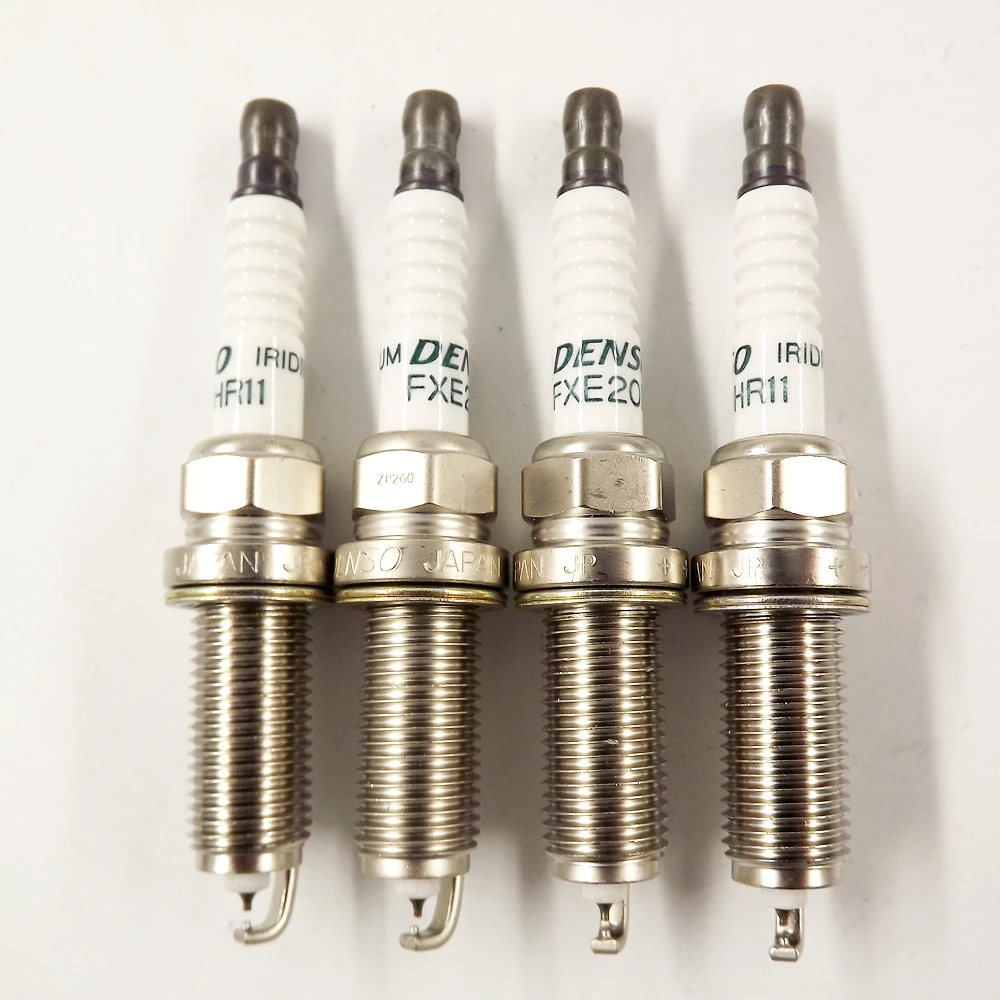 Set Of 4 FXE20HR11 Iridium Spark Plug For Nissan Altima Sentra 22401