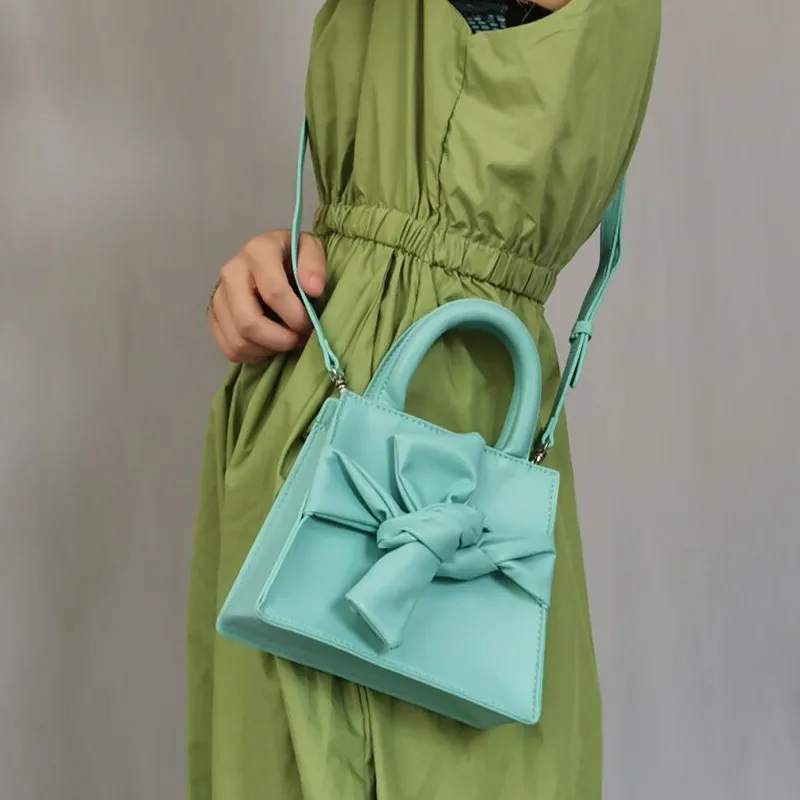 

Designer Bow Top Handle Bags for Women Casual Shoulder Crossbody Bags Designer Bags Famous Brand Women Handbag Clutch Purse
