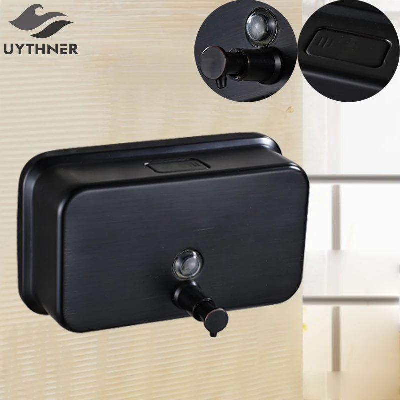 

Uythner Luxury Square 1000ML Soap Dispenser Bathroom Accessories Oil Rubbed Bronze Finish