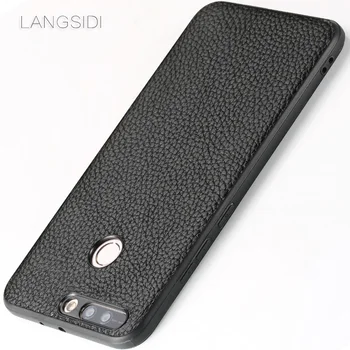

Luxury brand phone case litchi grain all-inclusive phone case for Huawei Honor V9 phone case handmade custom processing