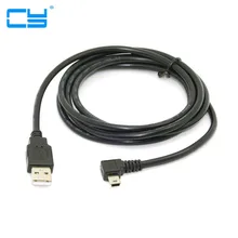 O que há de novo? o que há de novo de 90 graus usb mini conector do cabo mini tipo b macho para usb 2.0