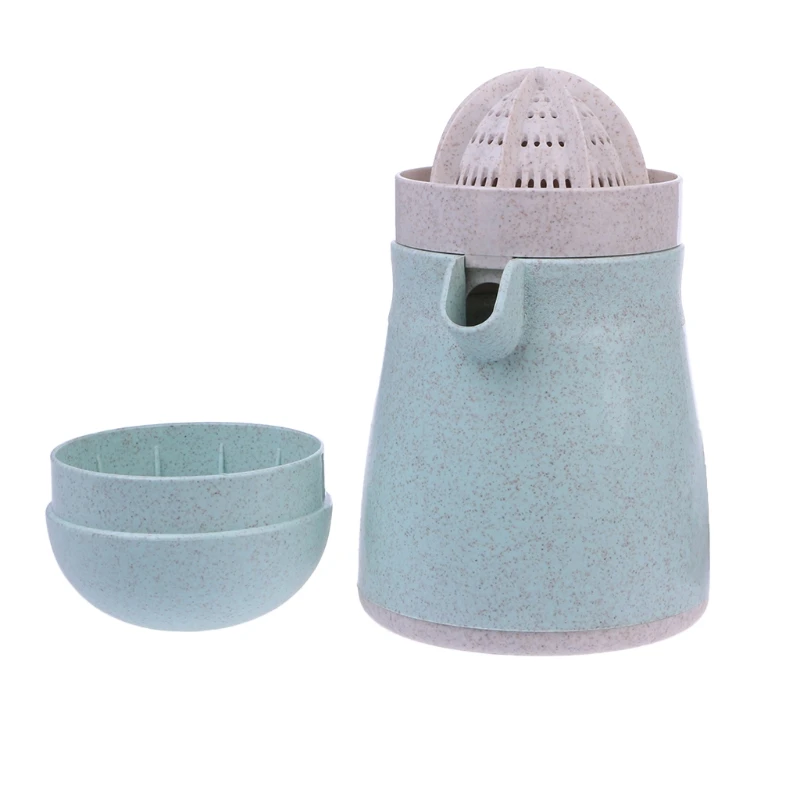 

Orange Juicer Hand Manual Natural Straw Material Lemon Juice Press Squeezer