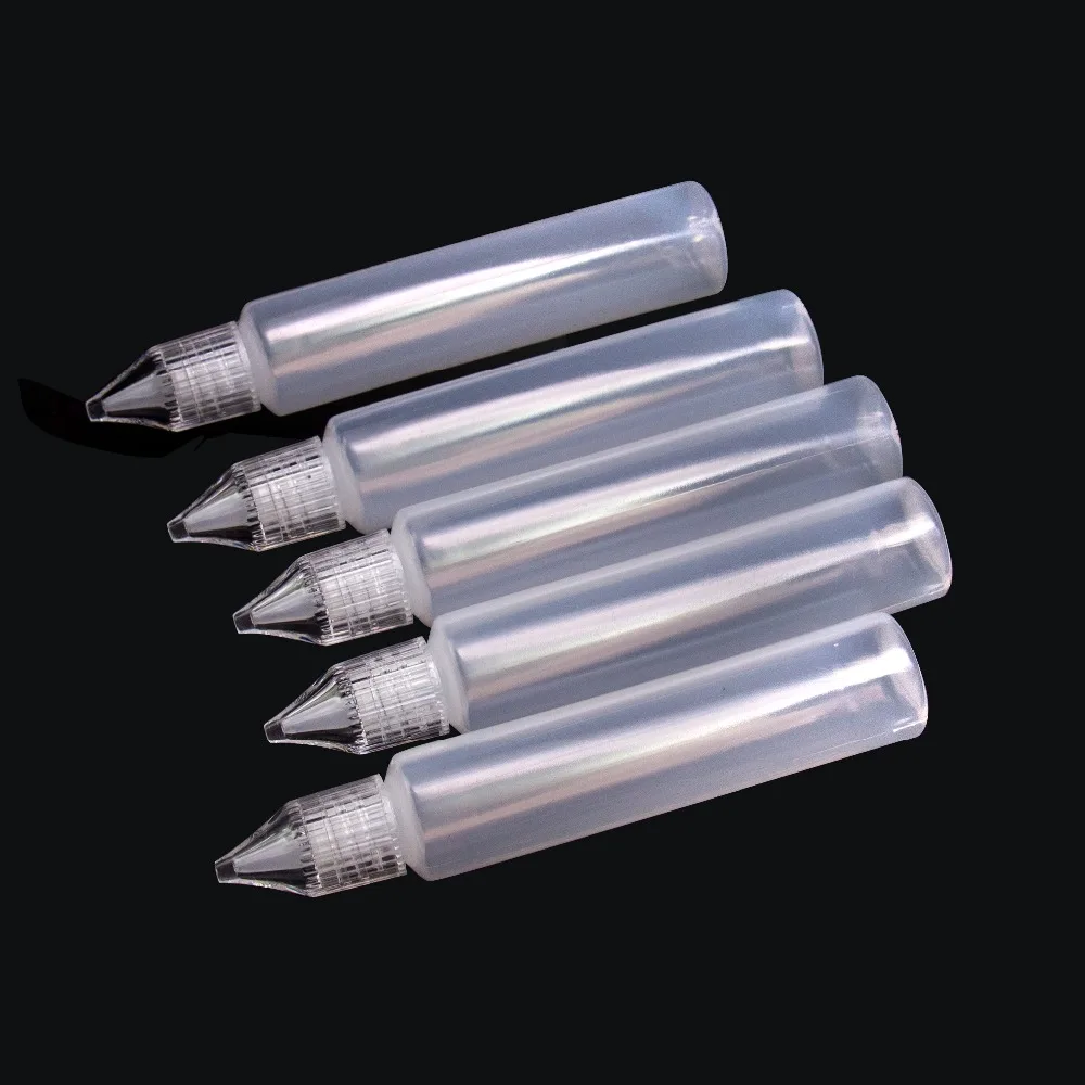 Бутылка Vape5pcs 60 мл 30 пустая пластиковая жидкая капельница с прозрачной крышкой