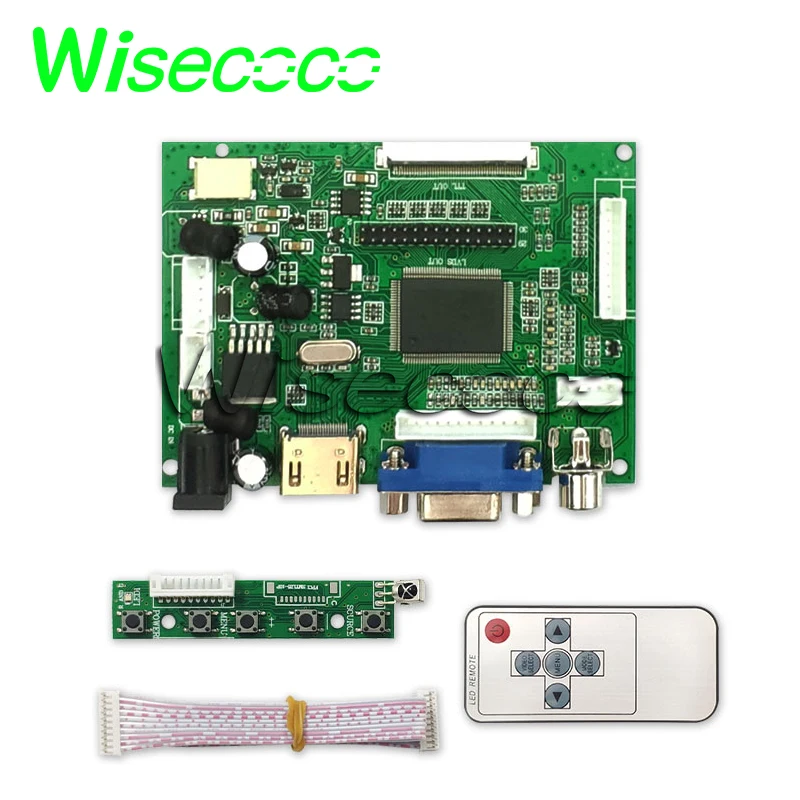 New 9''inch LCD Display Screen TFT Monitor AT090TN12 HDMI VGA Controller Board Input Driver Raspberry Pi