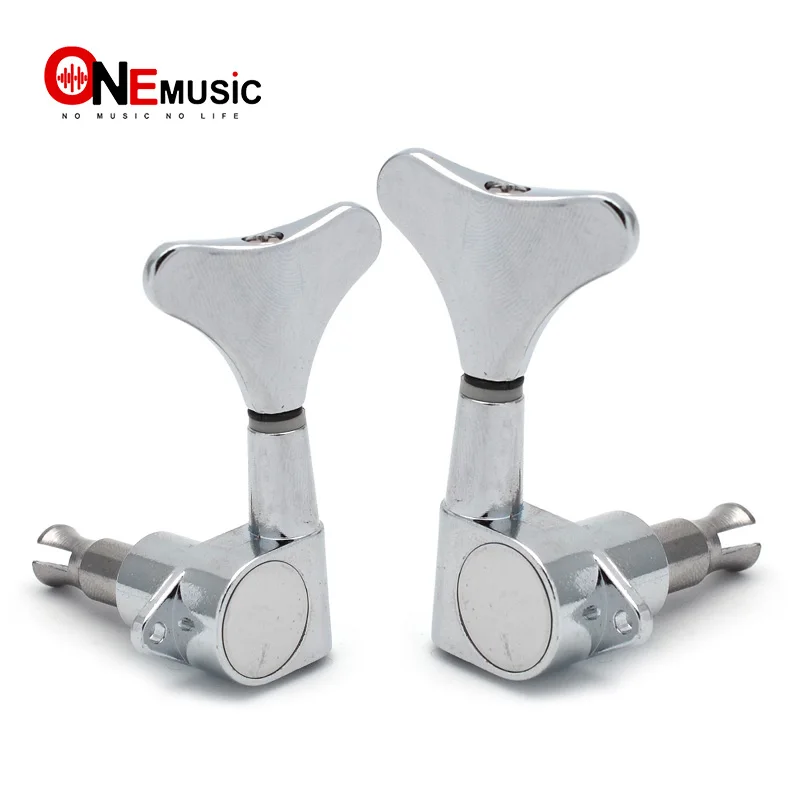 Chrome Electric Bass Guitar Tuning Pegs Tuners Machine Heads Tuning