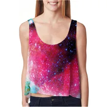 Harajuku Dream Star Crop Tank Tops Sleeveless Beach & casual T Shirt Women Summer Small Vest Singlet Loose Singlet Peach Red