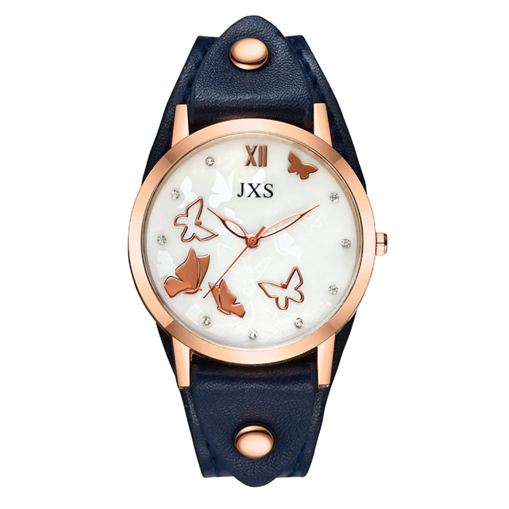 

Hot Sale Fashion Luxury Women Watches Butterfly Dial Printing Bracelet Watch Ladies Quartz Wristwatches Rhinestone Clock Reloj#B