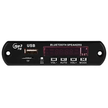 Top Quality 12V Bluetooth Car Digital HIFI Mini Amplifier LED USB MP3 Decode Board Radio Audio Remote Control Amplifiers