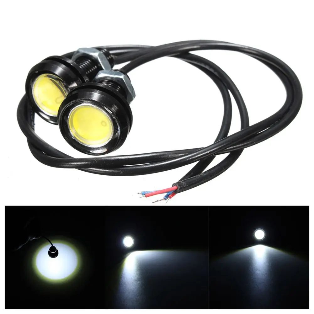 2x 10W Boat Drain Plug White LED Light Lamp 3/4inch NPT Marine