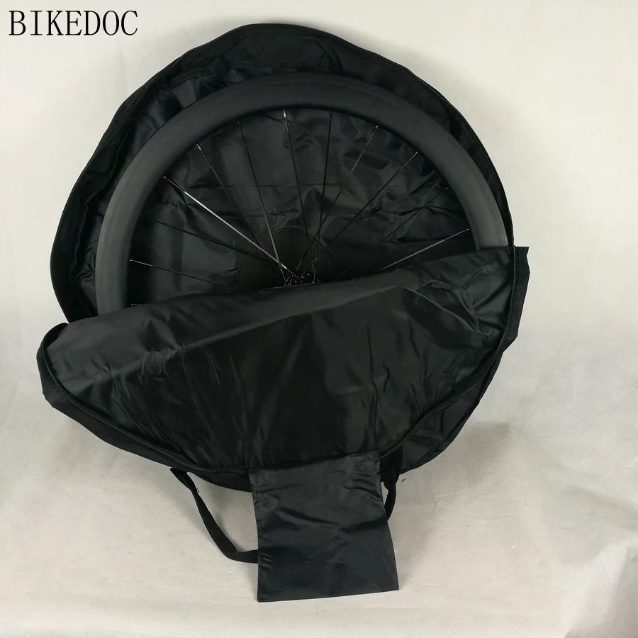 Sale BIKEDOC Road Double Wheel Bag 560g 700c Road Bicycle Wheel Bag Stock Bike Accessory 0