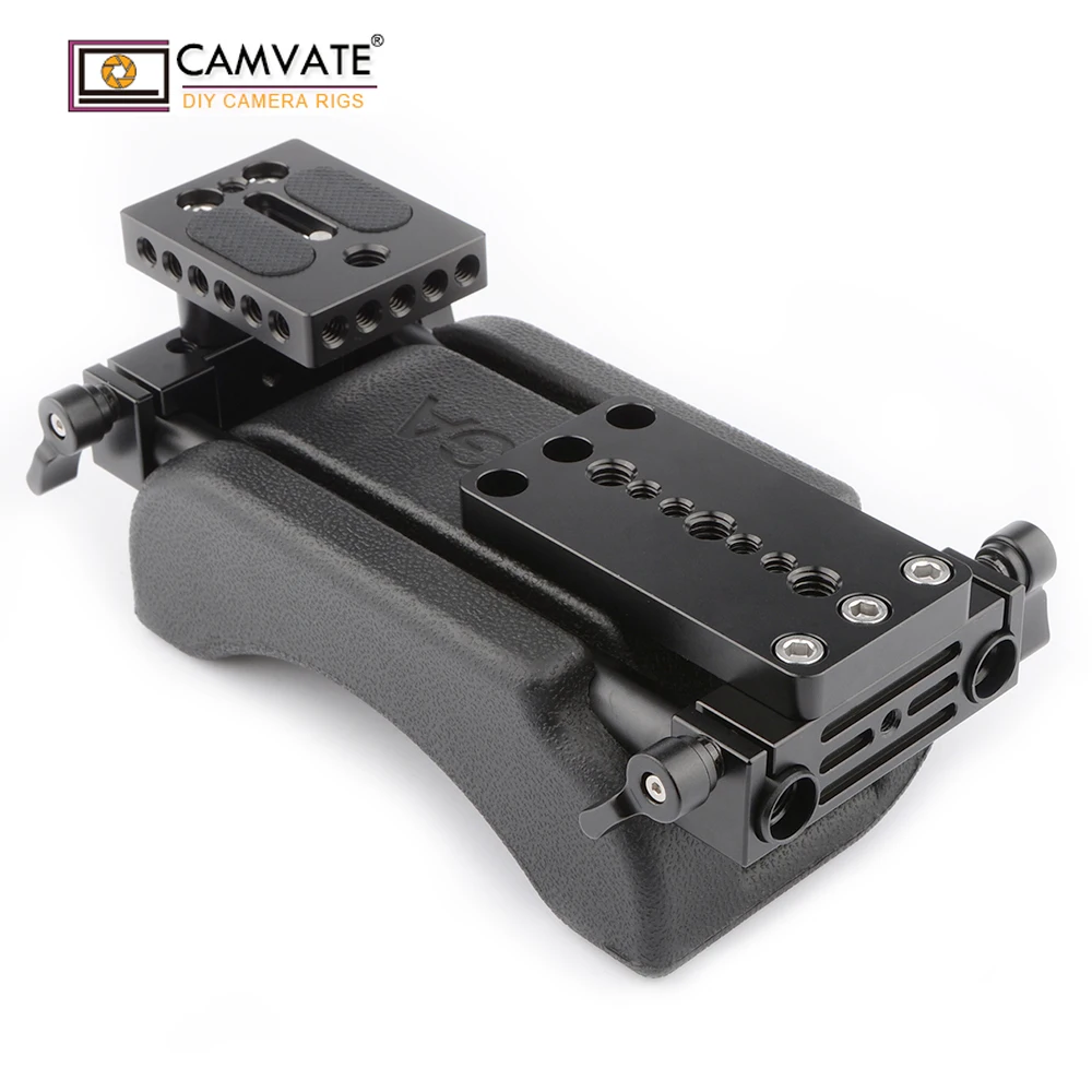  Shoulder Support Pad with Camera Baseplate & Battery Plate Mount for DSLR Rig C1259 camera photogra