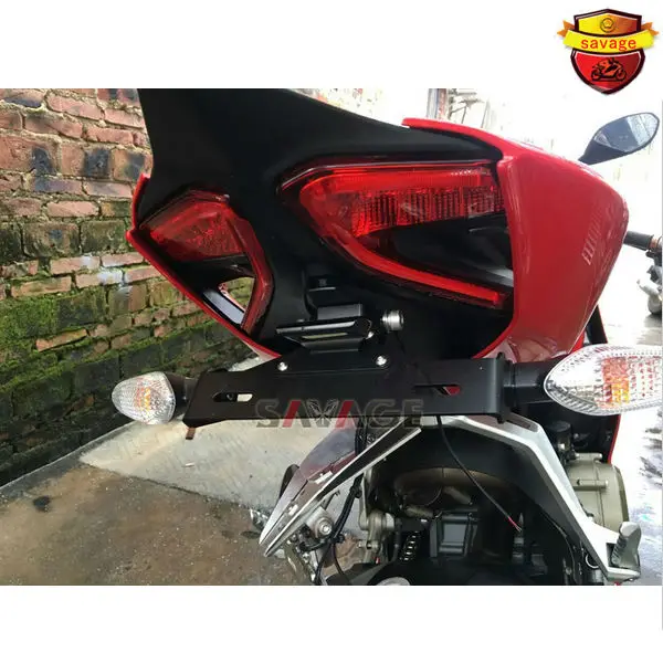 Для Ducati panigale 899 1199 1299 мотоцикл ХВОСТ TIDY Fender eliminator регистрации Номерной знак держатель светодиодные