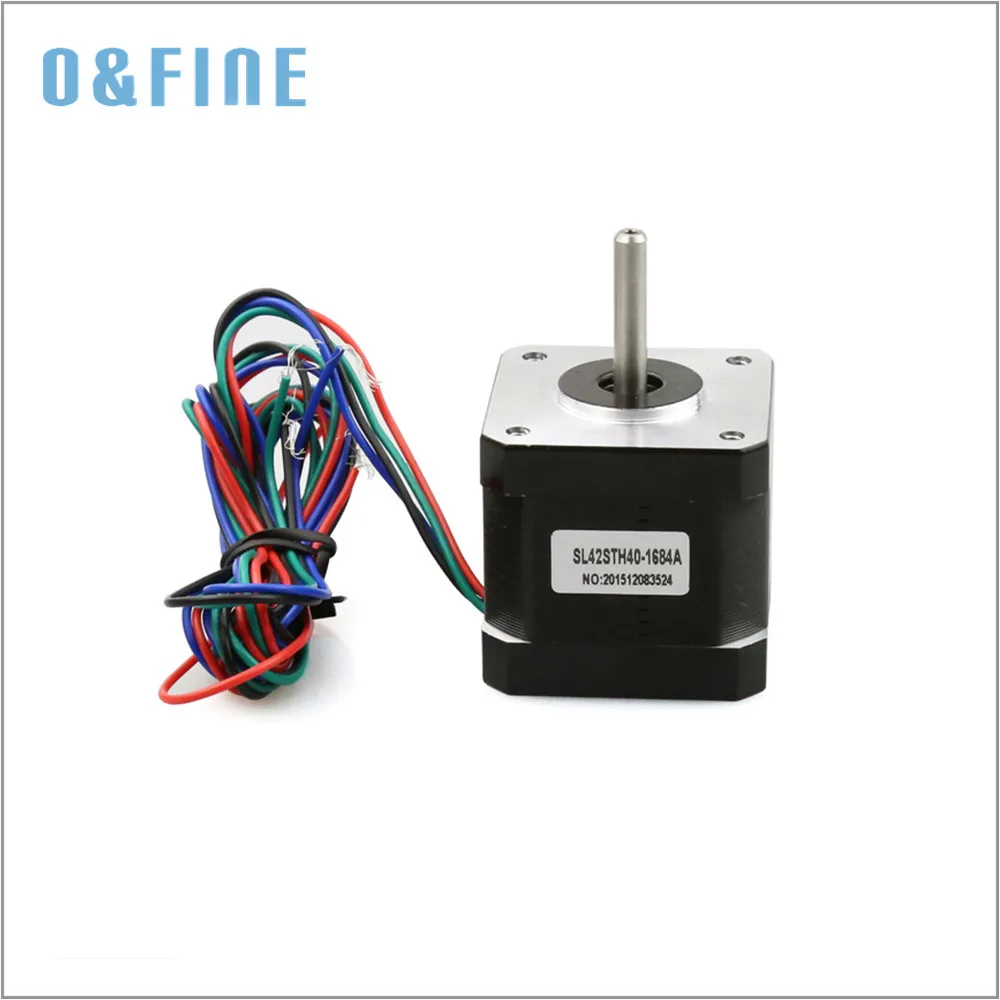 5pcs Lot 42mm 1 68A 4 0 kg cm Two phase High Torque hybrid CNC Stepping