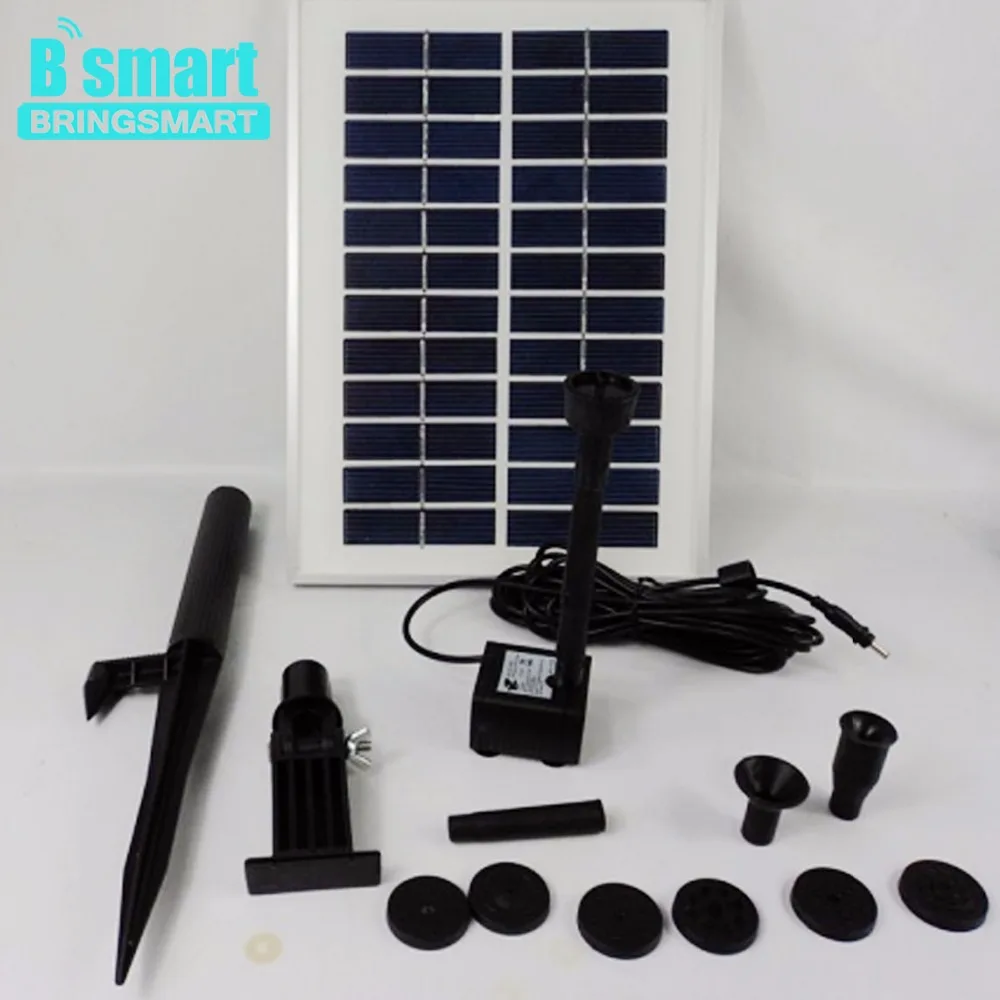 

Free shipping JT-280-5W lift 160CM DC Pump Pool Brushless Solar Water Pump Kit Landscape Fountain Floating Pump Bringsmart