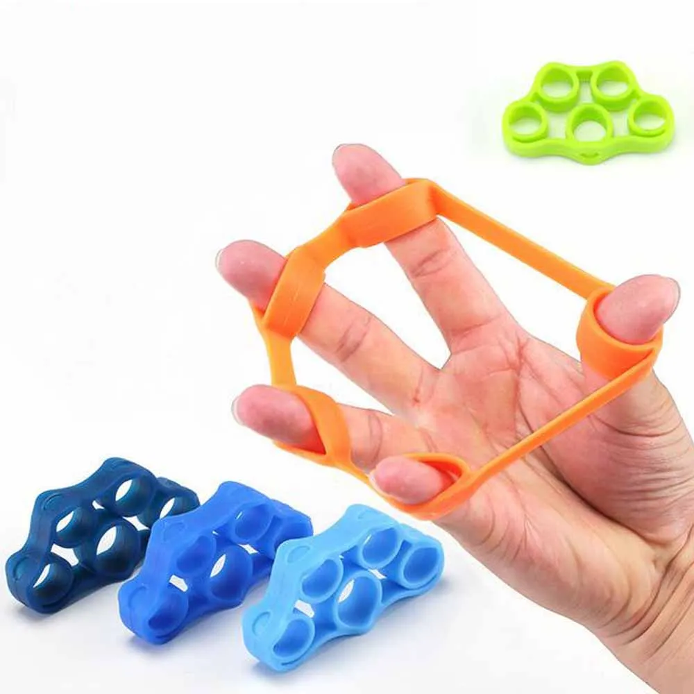 

Silicone Finger Puller Hand Grip Strengthener Finger Exerciser Trainer Forearm Tools Fitness Equipment Finger Extensor Exerciser