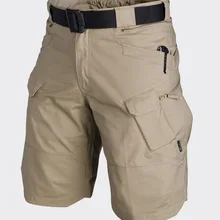 Тактические карго шорты мужские повседневные армейские короткие брюки хлопковые военные армейские шорты