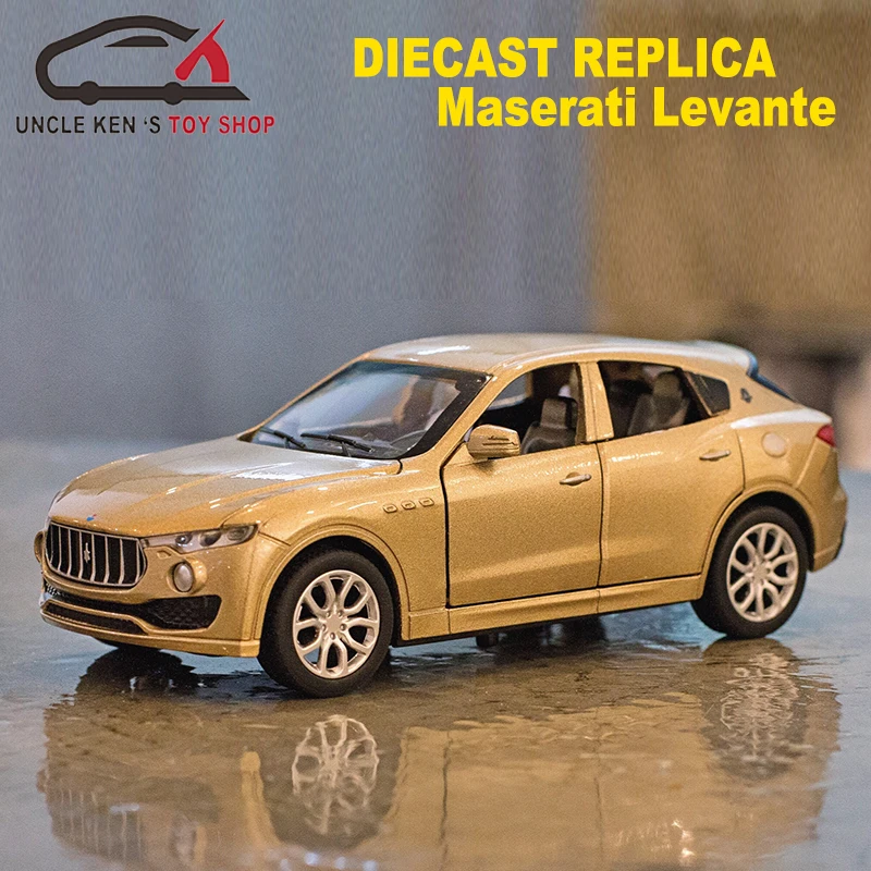 Diecast Levante макет машины 16 см металлические игрушки для мальчиков в подарок с музыкой/светом/откатной функцией