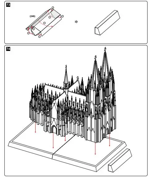 DIY большой размер Германия Кельн собора Ремесло Бумажная модель 3D архитектурное здание DIY образовательные игрушки ручной работы для взрослых игра-головоломка