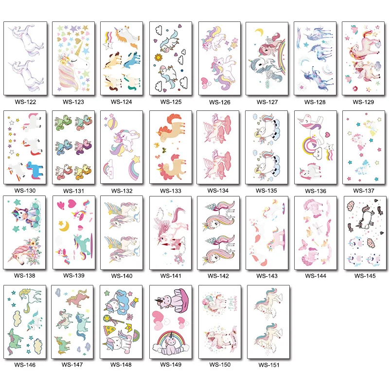 

5pcs Bridesmaid Team Unicorn Temporary Tattoo Bachelor Party Decoration Body Sticker Wedding Birthday Party Tattoo Stickers,Q