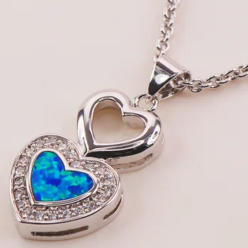 

Blue Fire Opal 925 Sterling Silver Fashion Jewelry Pendant P124