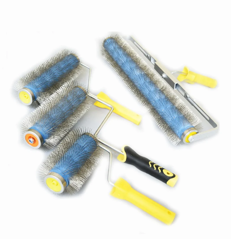 

Stainless Steel Needle Bubble Elimination Roller Cement self-leveling air response roller Epoxy floor Tool Y