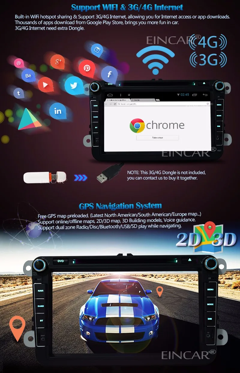 Clearance Android 5.1 Car DVD GPS navigation player For Volkswagen GOLF POLO JETTA TOURAN EOS PASSAT Caddy Car autoradio GPS navigation 5