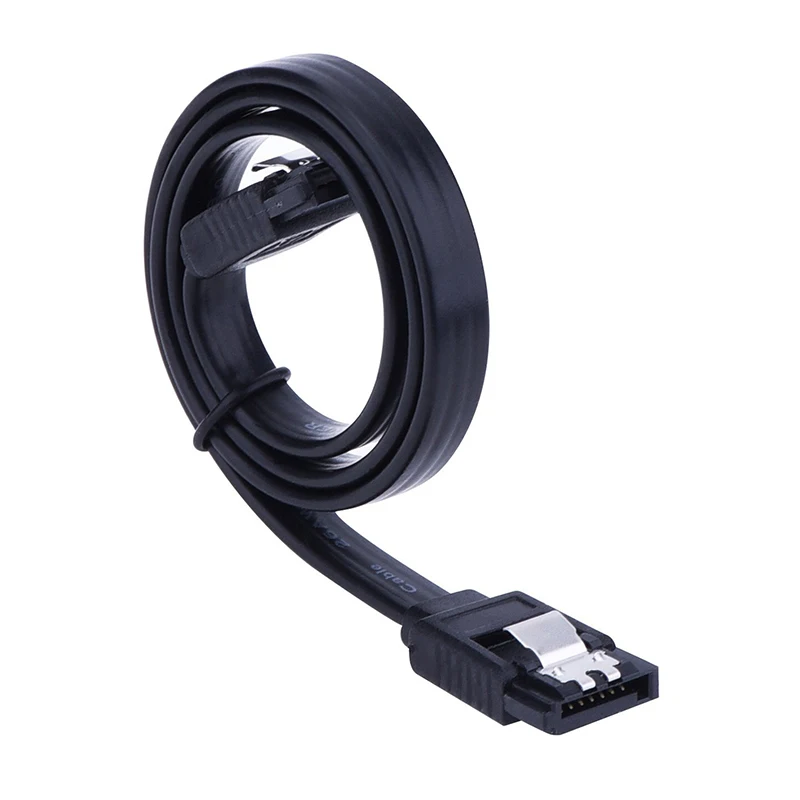 EN Labs SATA III кабель для передачи данных прямой 6 Гбит/с 1x угол 90 градусов с защелкой