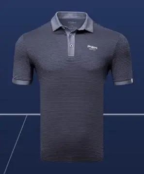 Рубашка для гольфа летние спорта Тенниса Футболка короткий рукав рубашка Спортивная одежда Для Мужчин's Гольф Одежда Классическая Фирменная верхняя одежда футболки для бега - Цвет: GY