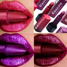 4 цвета, жидкая губная помада, водостойкая, стойкая, антипригарная чашка, блеск для губ, макияж, губы, матовая, телесный металлик, матовые помады