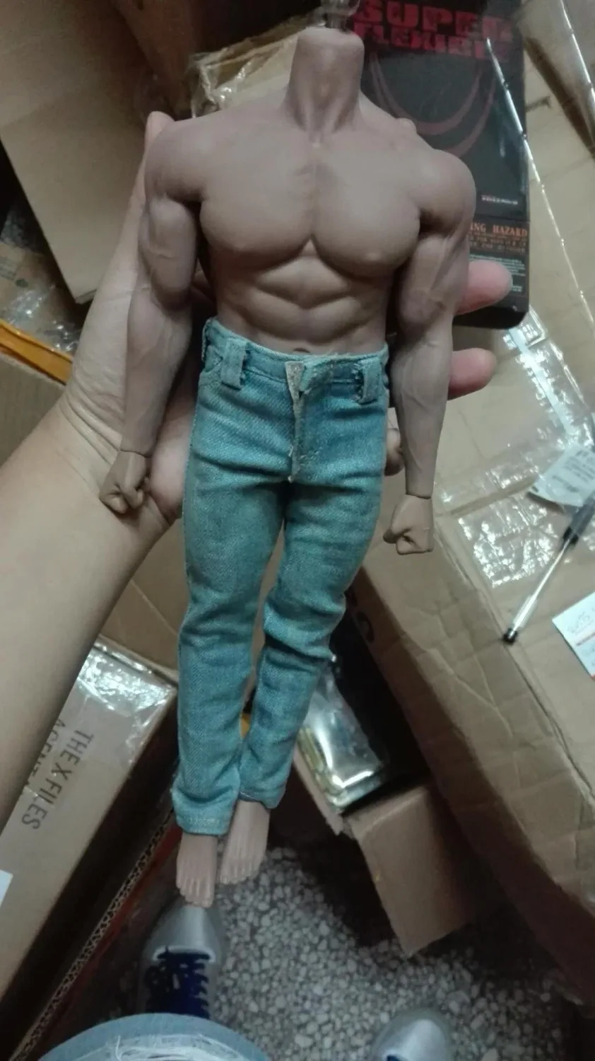 1//6 M33 Male Pants Nostalgic Light Blue Jeans F 12/'/' Action Figure